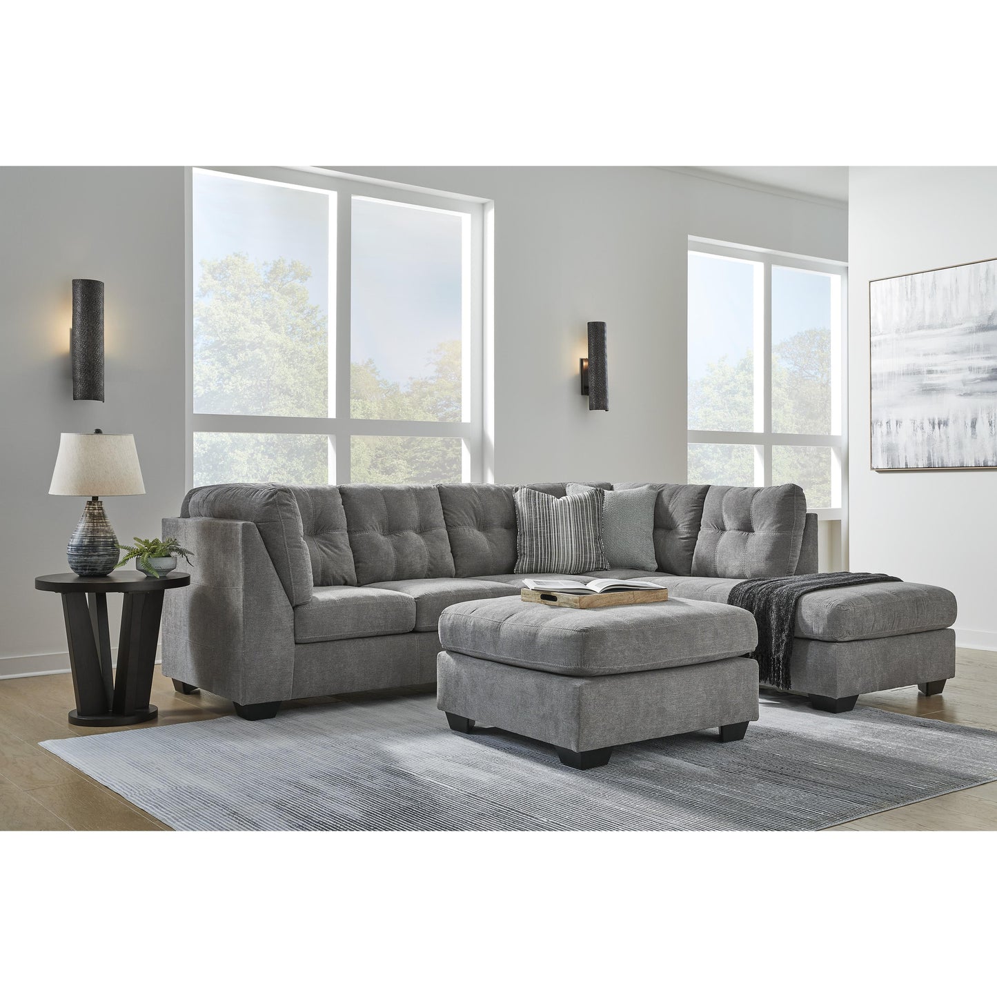 Signature Design by Ashley Marleton 55305S4 2 pc Sleeper Sectional with Chaise IMAGE 11