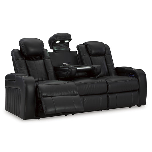 Signature Design by Ashley Caveman Den 9070315 Power Reclining Sofa with Adjustable Headrest IMAGE 2