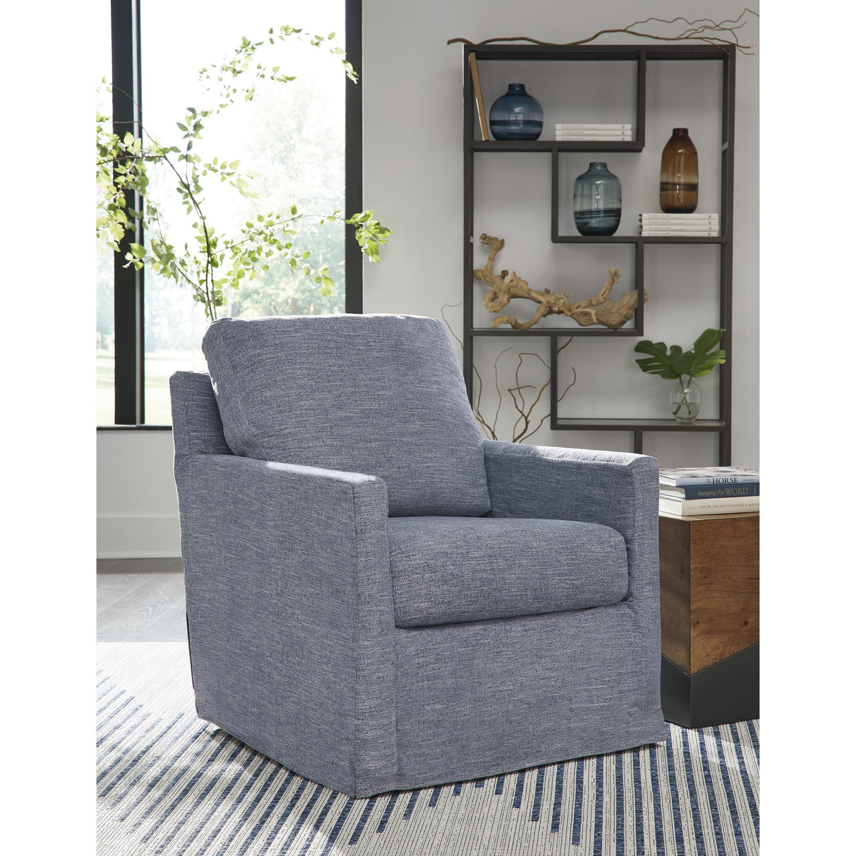 Signature Design by Ashley Nenana Next-Gen Nuvella A3000646 Swivel Glider Accent Chair IMAGE 5