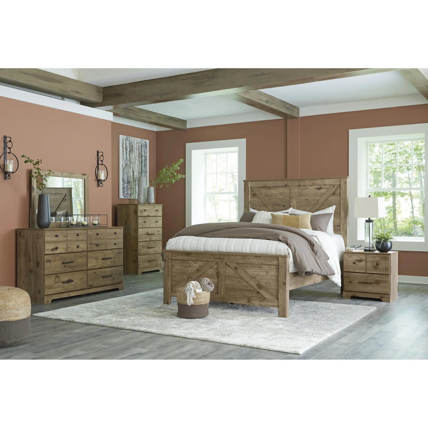 Signature Design by Ashley Shurlee Dresser Mirror B2119-36 IMAGE 7