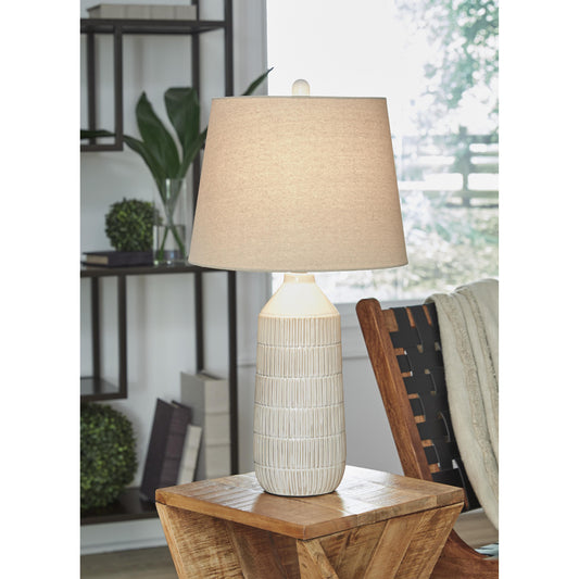 Signature Design by Ashley Willport L177994 Ceramic Table Lamp IMAGE 2
