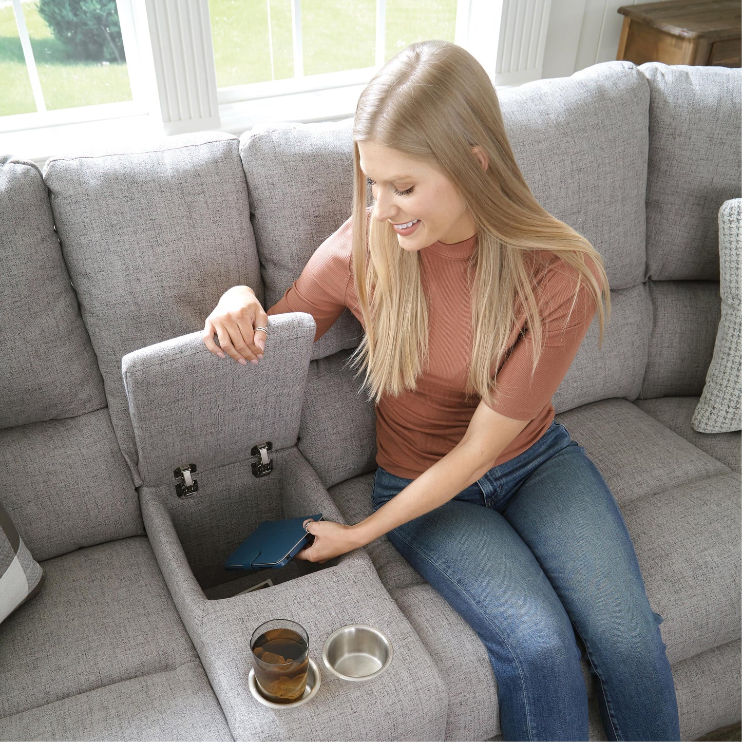 Catnapper Rockport Reclining Modular Sectional IMAGE 2