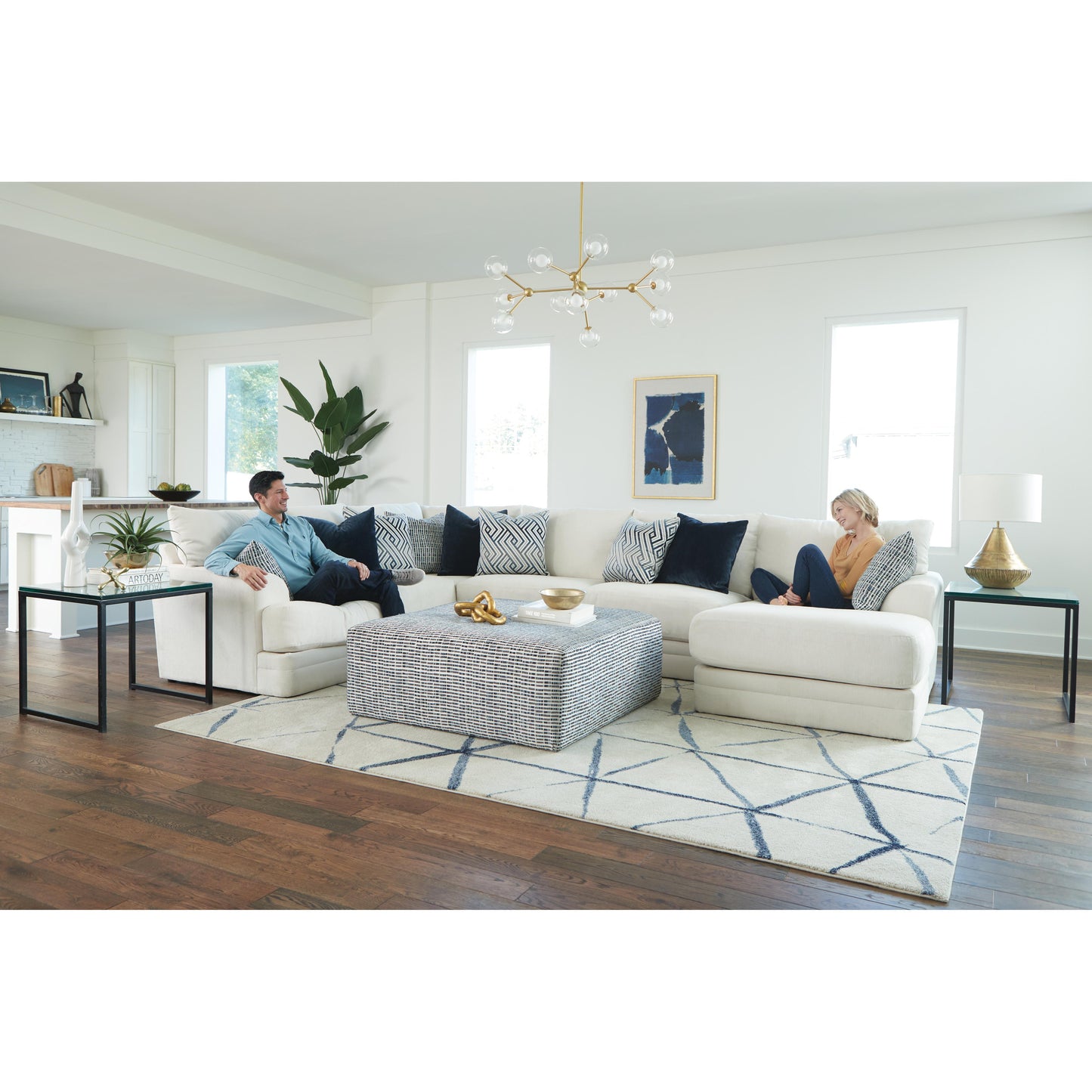 Jackson Furniture Polaris 2470 3 pc Modular Sectional - Sugar IMAGE 3