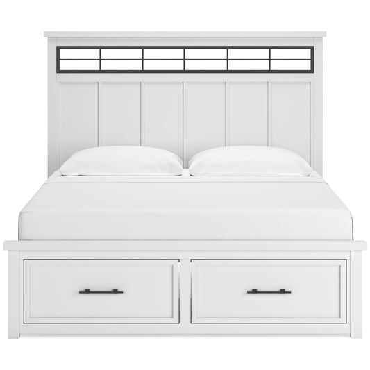Benchcraft Ashbryn B844B4 King Panel Storage Bed IMAGE 2