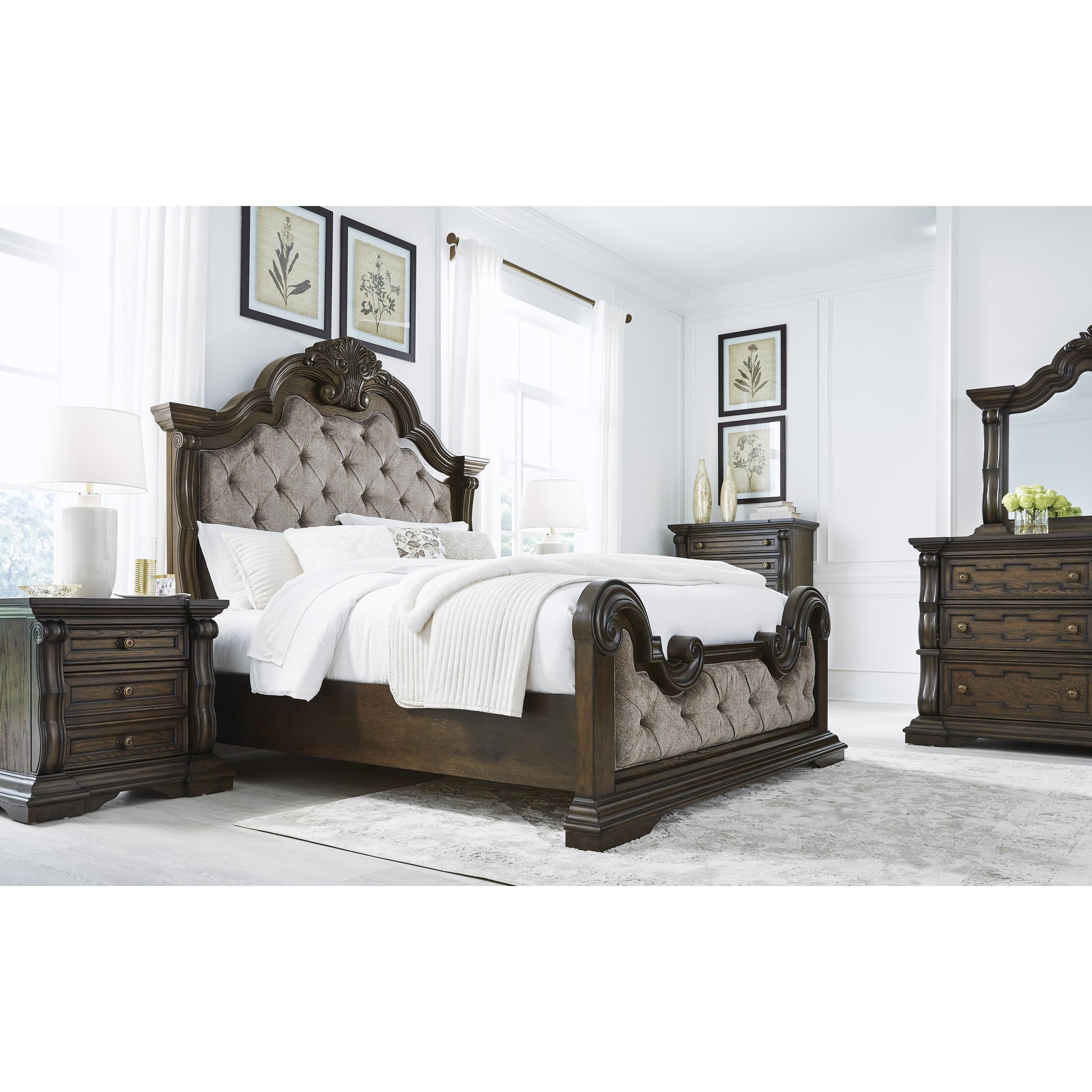 Signature Design by Ashley Maylee King Upholstered Bed B947-58/B947-56/B947-97 IMAGE 7
