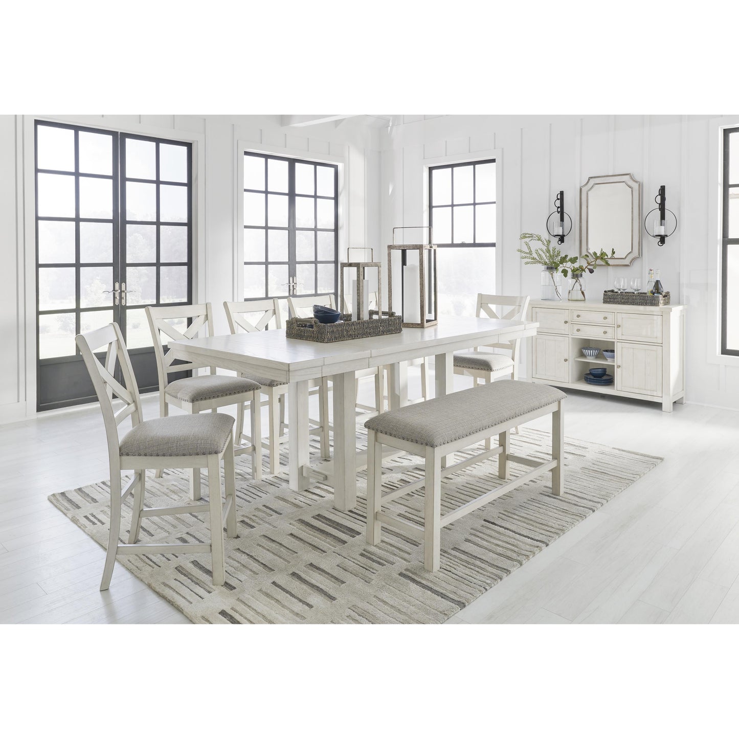 Signature Design by Ashley Robbinsdale D642-09 Double Counter Upholstered Bench IMAGE 13