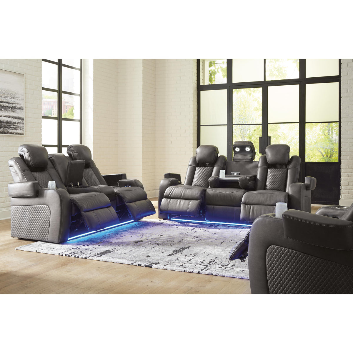 Signature Design by Ashley Fyne-Dyme 3660213 Power Recliner with Adjustable Headrest IMAGE 12