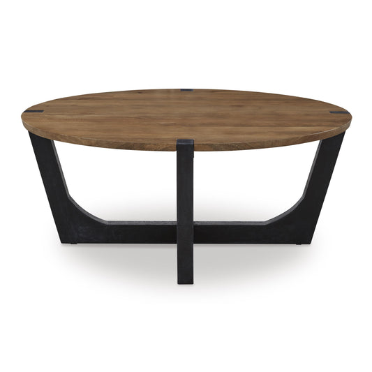Signature Design by Ashley Hanneforth T726-8 Round Cocktail Table IMAGE 2