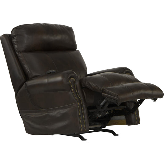 Catnapper Vito Power Rocker Leather Match Recliner 645402 1268-09/3068-09 IMAGE 2