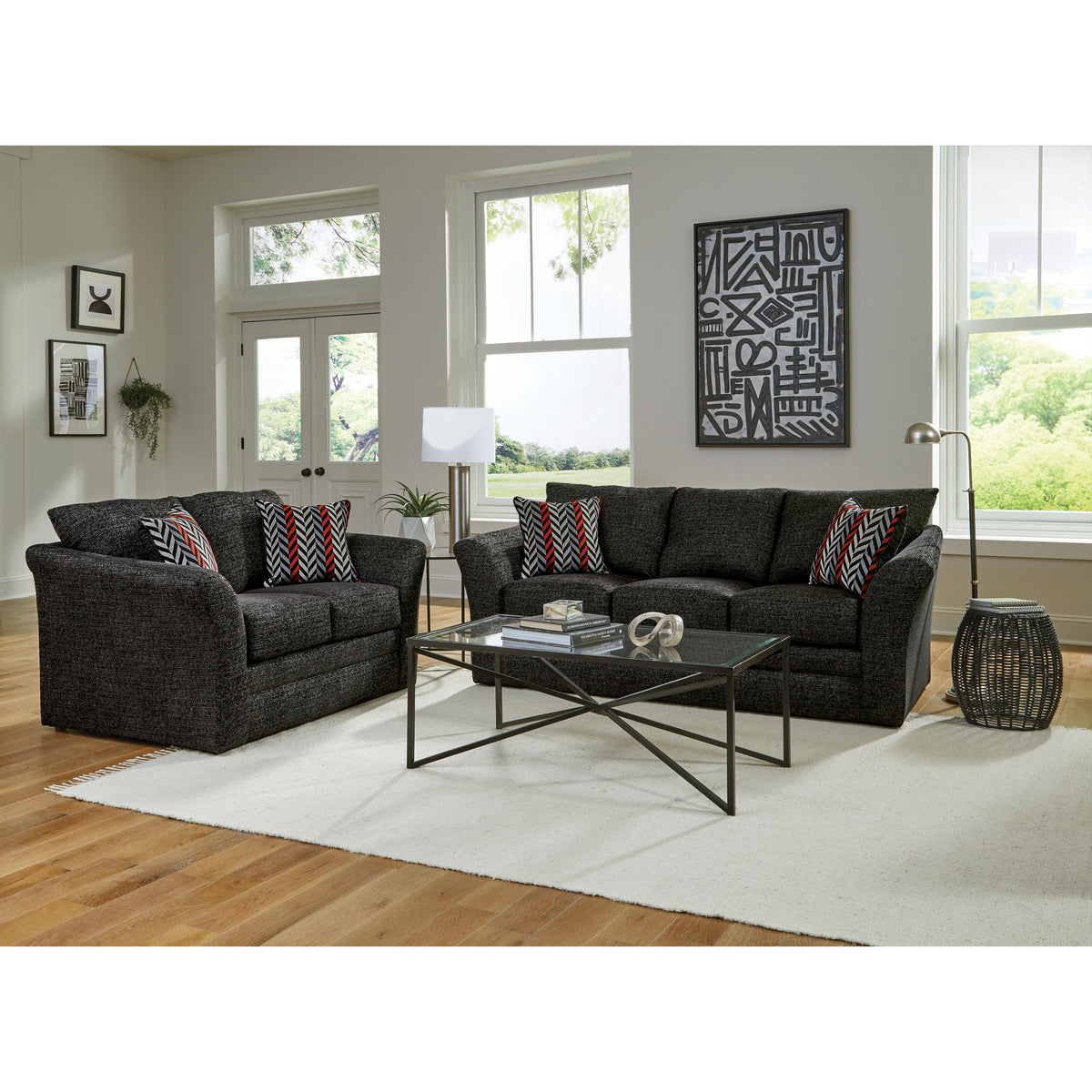 Jackson Furniture Varner 205203 Sofa - Ebony IMAGE 6