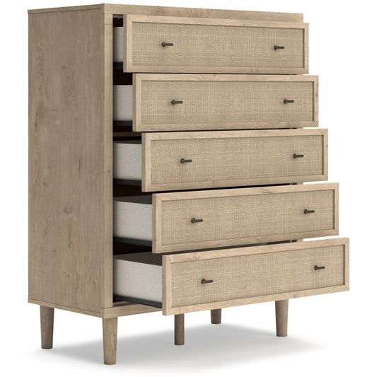 Signature Design by Ashley Cielden B1199-345 Five Drawer Wide Chest IMAGE 2