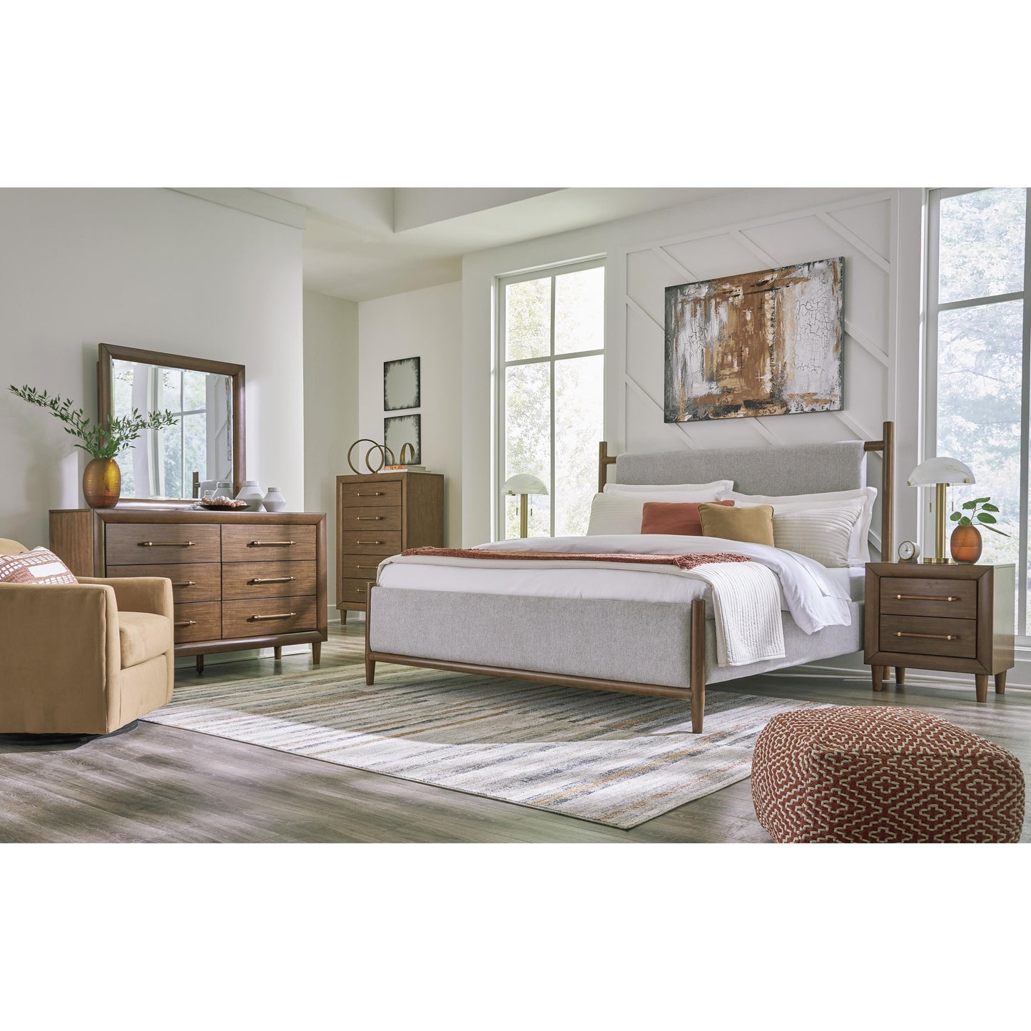 Signature Design by Ashley Lyncott B615B6 King Upholstered Bed IMAGE 12