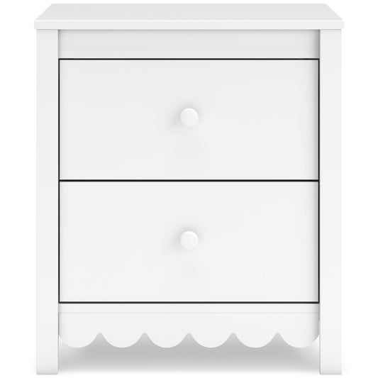 Signature Design by Ashley Hallityn EB1810-292 Two Drawer Night Stand IMAGE 2