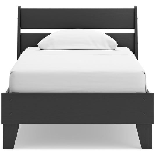 Signature Design by Ashley Socalle EB1865B1 Twin Panel Platform Bed IMAGE 2