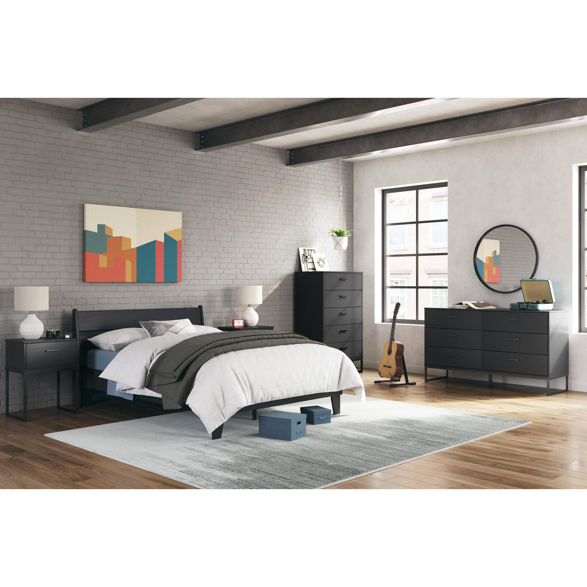 Signature Design by Ashley Socalle EB1865B2 Full Panel Platform Bed IMAGE 10