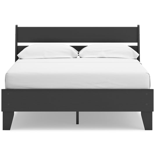 Signature Design by Ashley Socalle EB1865B2 Full Panel Platform Bed IMAGE 2