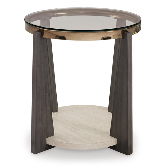Signature Design by Ashley Frazwa T432-6 Round End Table IMAGE 2