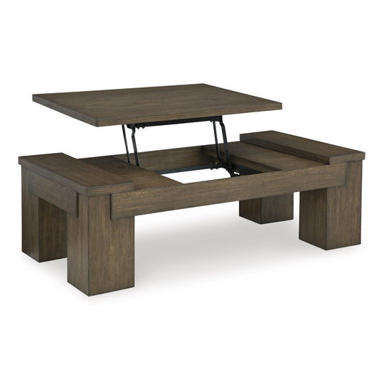 Signature Design by Ashley Rosswain T763-9 Lift Top Cocktail Table IMAGE 2