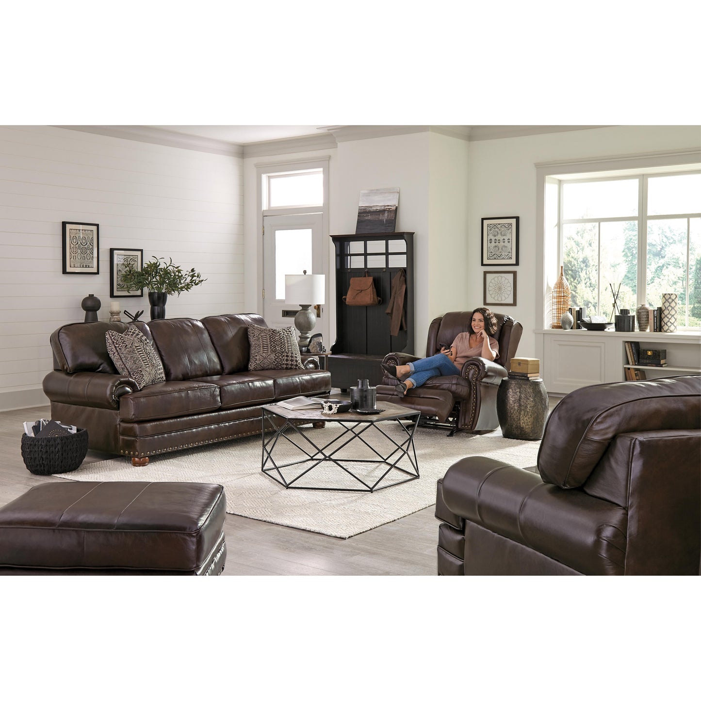 Jackson Furniture Roberto 524111 Rocker Recliner - Cocoa IMAGE 6