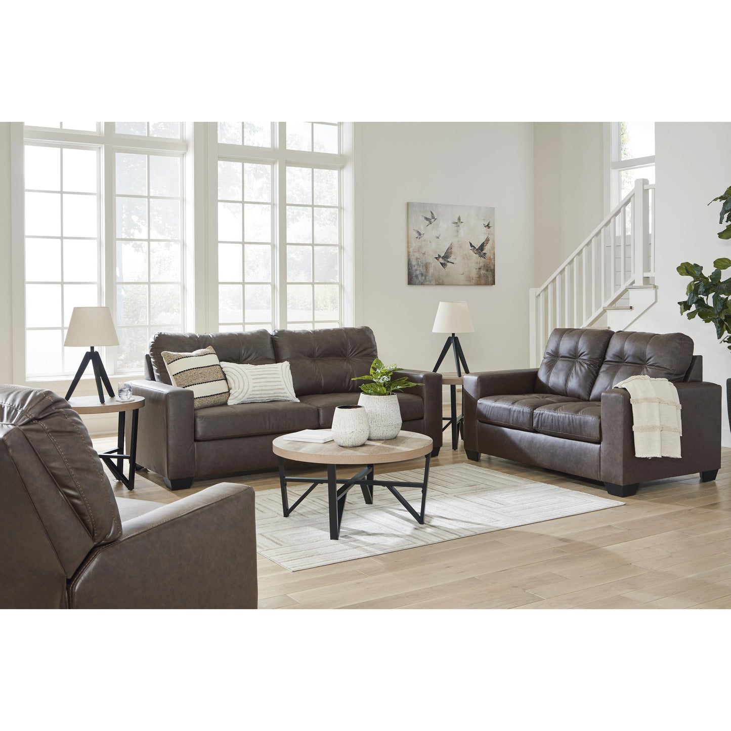 Benchcraft Barlin Mills Leather Look Queen Sofabed 1700339 IMAGE 15