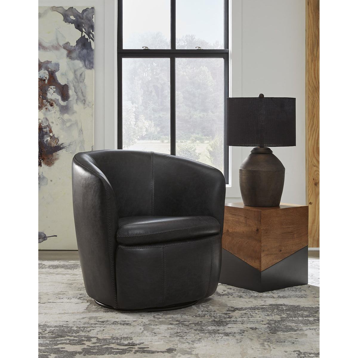 Signature Design by Ashley Kierreys A3000702 Swivel Accent Chair IMAGE 4