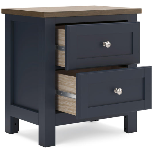 Signature Design by Ashley Landocken B414-92 Two Drawer Night Stand IMAGE 2