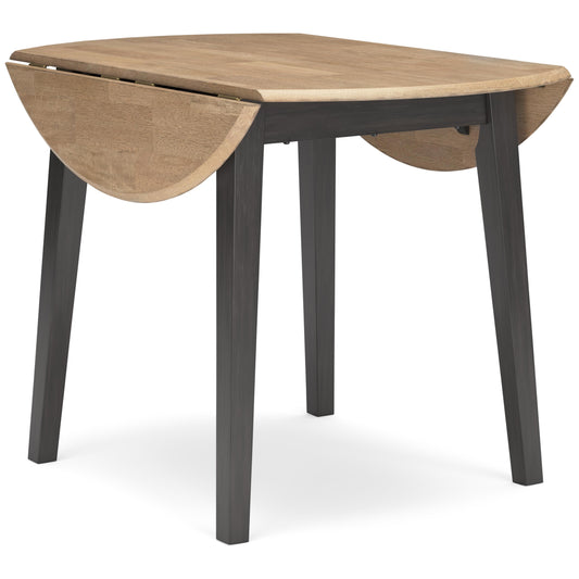 Signature Design by Ashley Round Gesthaven Dining Table D396-15 IMAGE 2