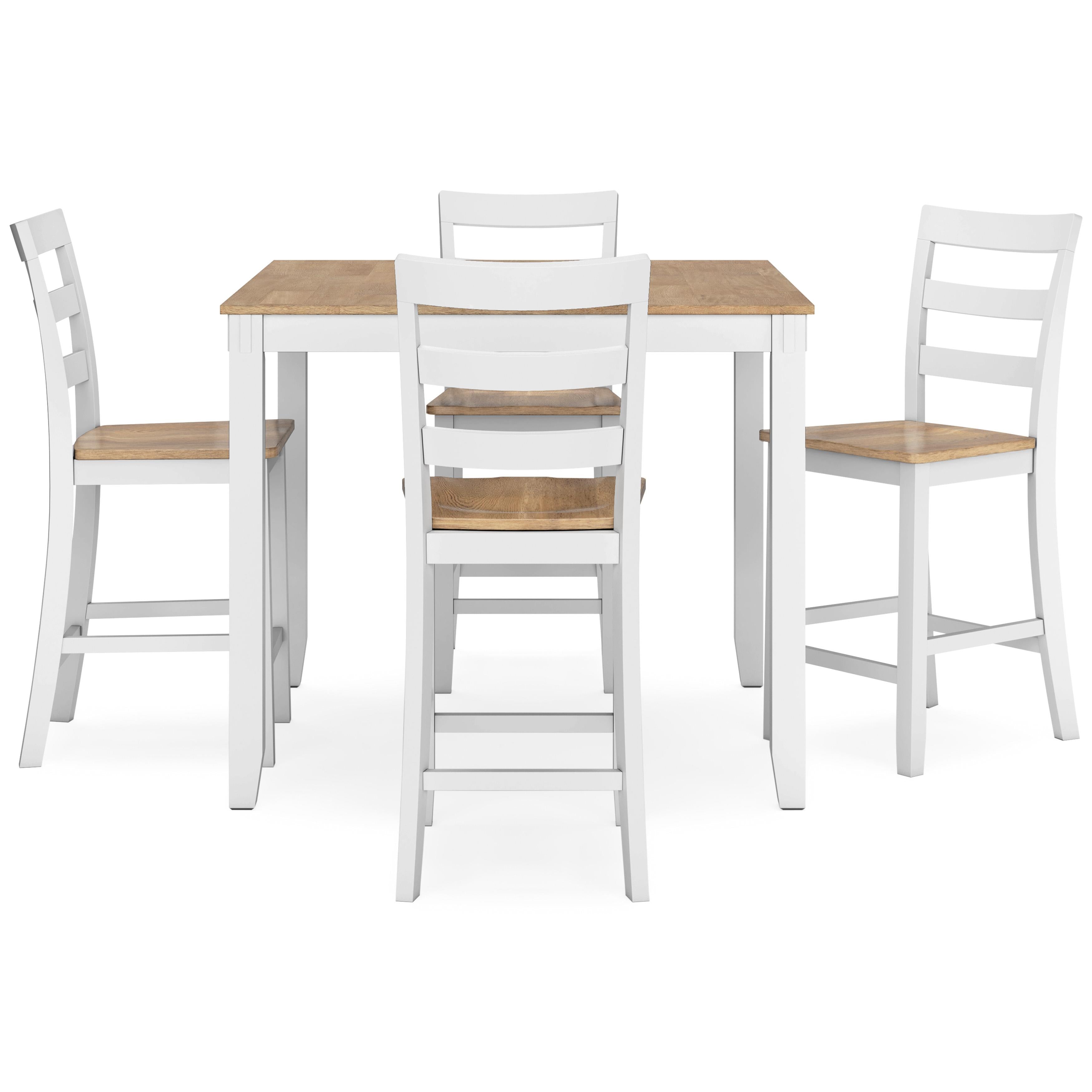 Signature Design by Ashley Gesthaven 5 pc Counter Height Dinette D398-223 IMAGE 2