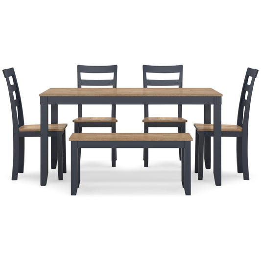 Signature Design by Ashley Gesthaven 6 pc Dinette D399-325 IMAGE 2