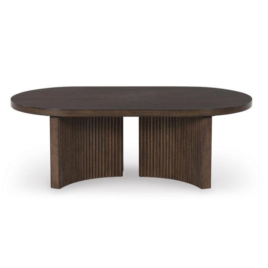 Signature Design by Ashley Korestone T689-0 Oval Cocktail Table IMAGE 2