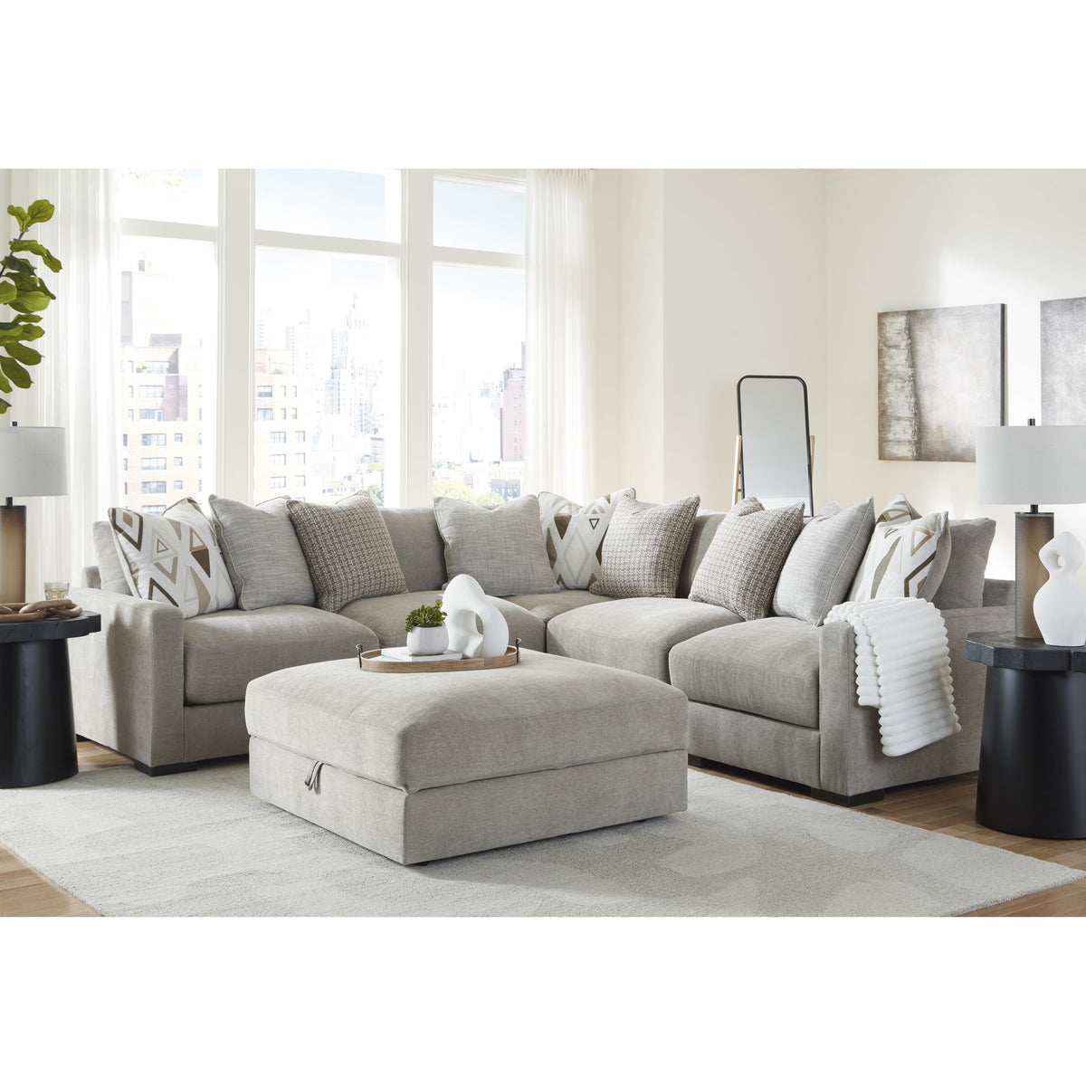 Benchcraft Aslan Court 20305S6 5 pc Sectional IMAGE 4
