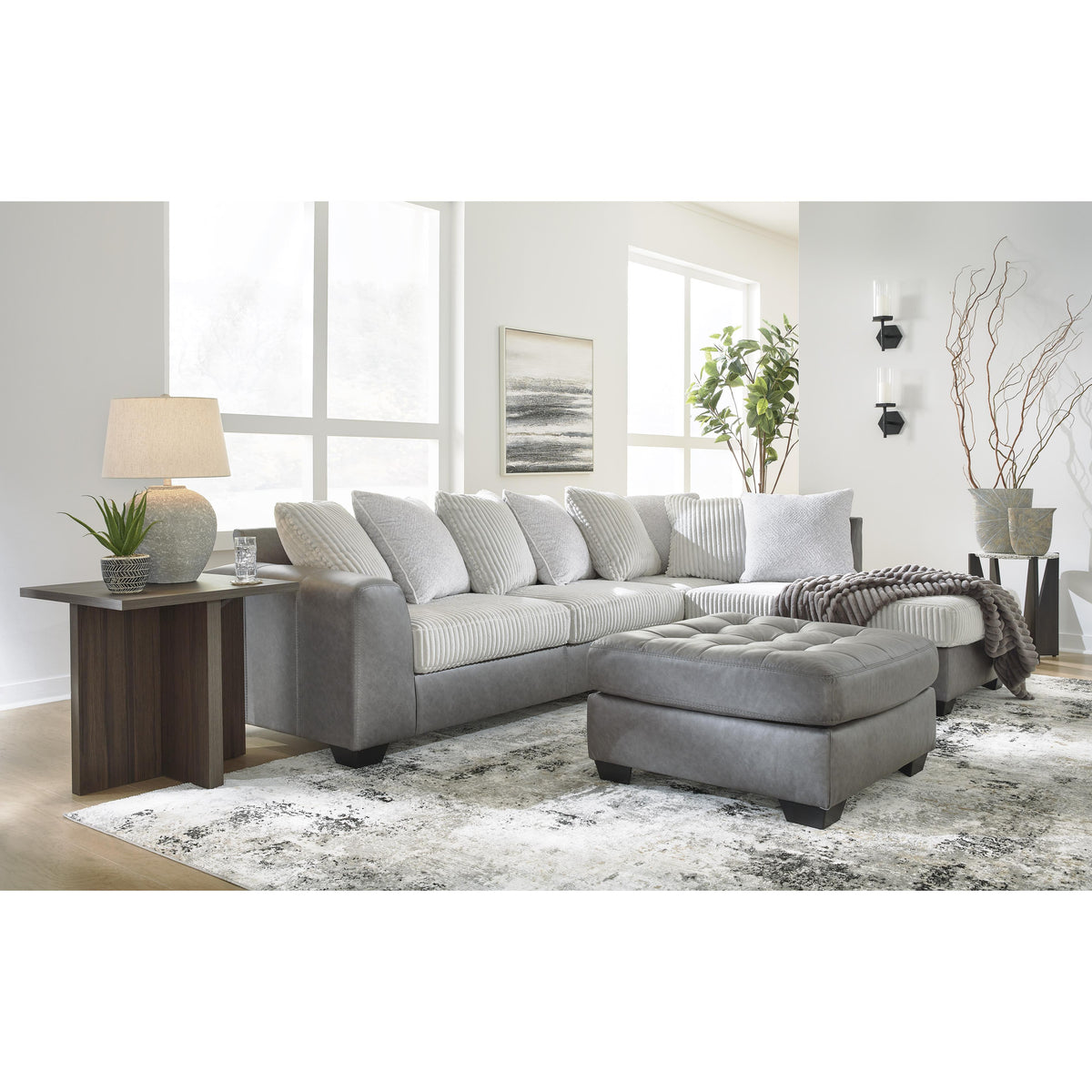 Benchcraft Clairette Court 31503S2 2 pc Sectional with Chaise IMAGE 4