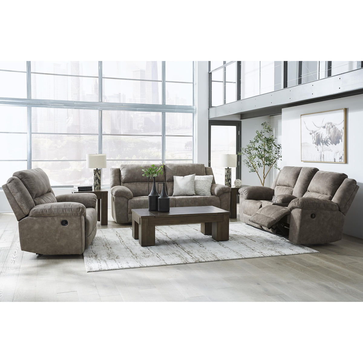 Signature Design by Ashley Laresview 3720394 Double Reclining Loveseat with Console IMAGE 18