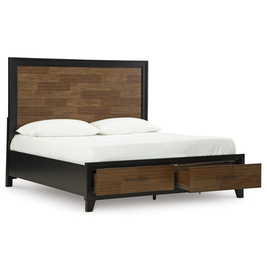 Benchcraft Kraeburn B496B12 King Panel Storage Bed IMAGE 2