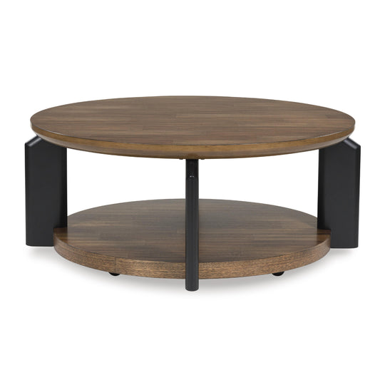 Signature Design by Ashley Kraeburn T624-8 Round Cocktail Table IMAGE 2