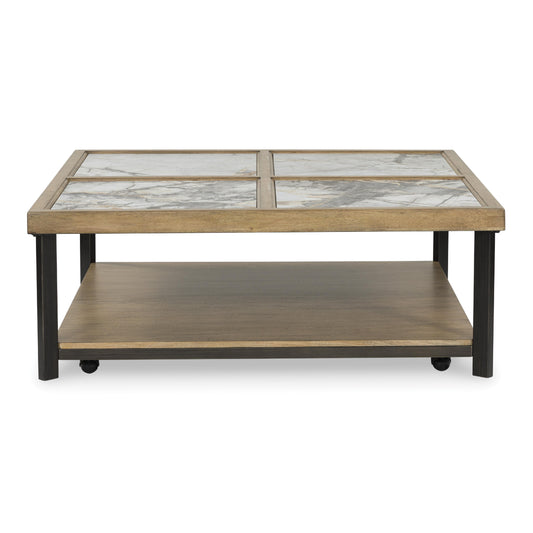 Signature Design by Ashley Montia T632-8 Square Cocktail Table IMAGE 2