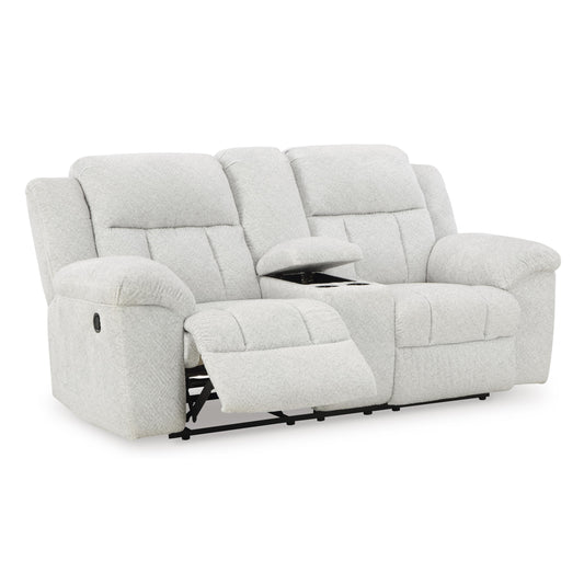 Signature Design by Ashley Frohn 3740594C Double Reclining Loveseat with Console IMAGE 2
