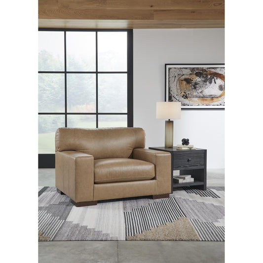 Signature Design by Ashley Lombardia 57302U2 Oversized Chair and Ottoman IMAGE 2
