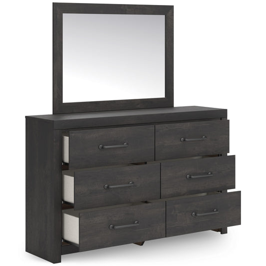 Signature Design by Ashley Hollivern B2108B1 Dresser and Mirror IMAGE 2