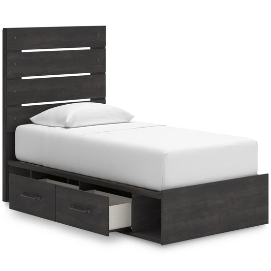 Signature Design by Ashley Hollivern B2108B18 Twin Panel Bed with Storage IMAGE 2
