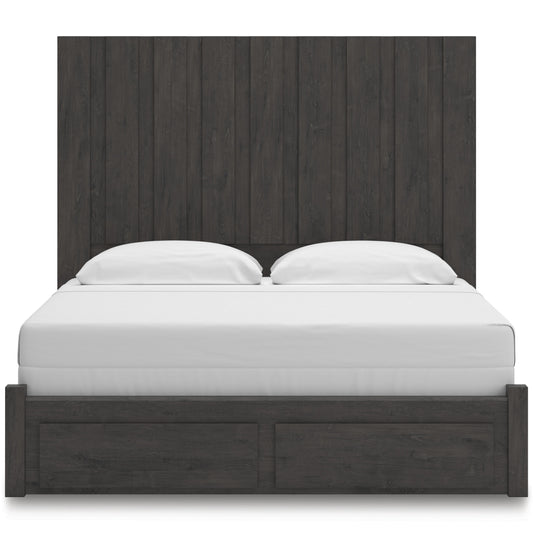 Signature Design by Ashley Fraluna B3370B9 King Panel Storage Bed IMAGE 2