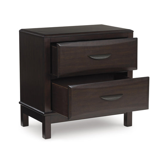 Signature Design by Ashley Vanmore B479-92 Two Drawer Night Stand IMAGE 2