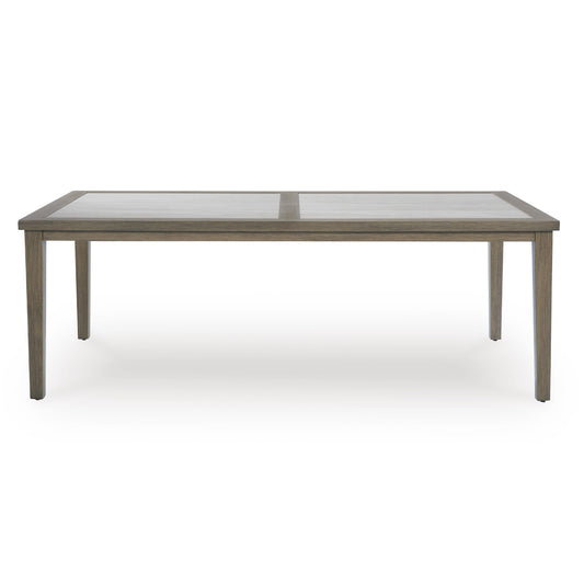 Signature Design by Ashley Rainier Ranch P701-625 Rectangular Dining Table with Umbrella Option IMAGE 2