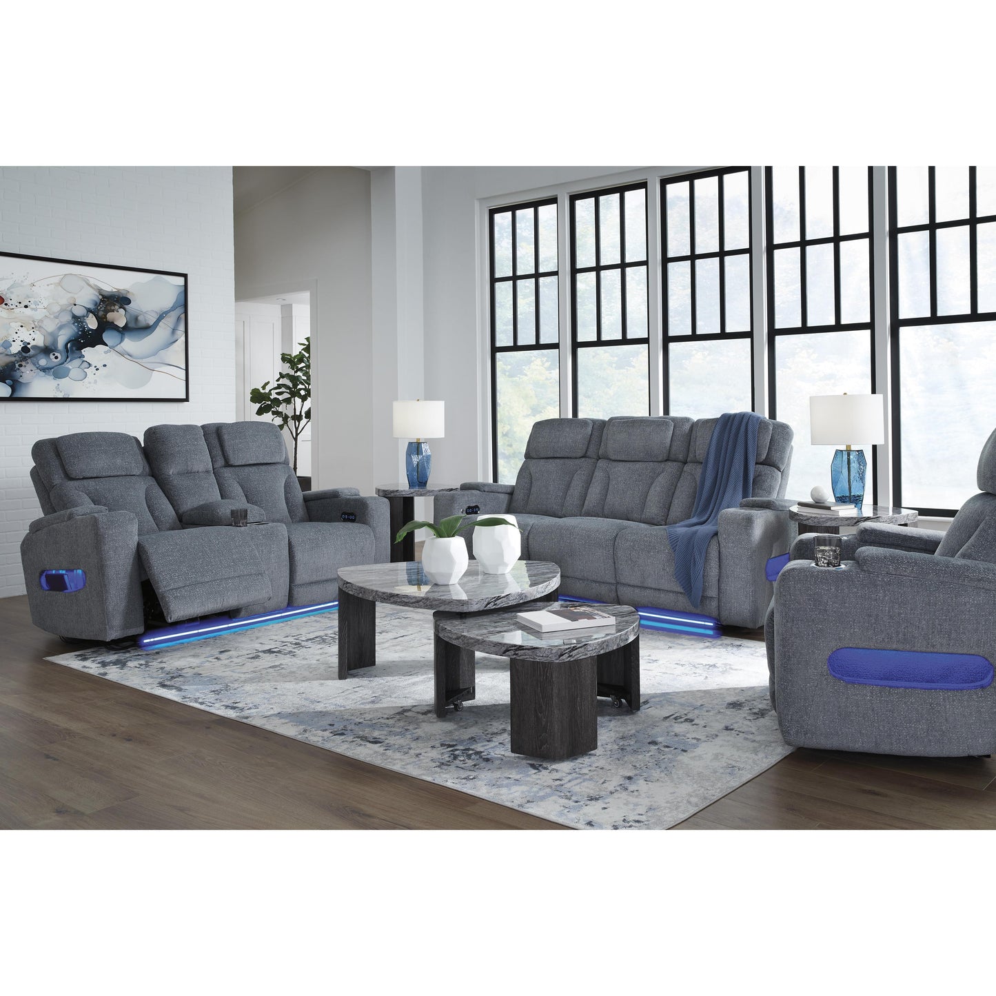 Signature Design by Ashley Studio Cave PC4980218 Power Reclining Loveseat with Console and Adjustable Headrest IMAGE 20