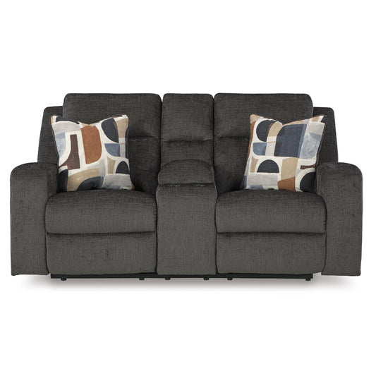 Signature Design by Ashley Kanlow 3860794C Double Reclining Loveseat with Console IMAGE 2