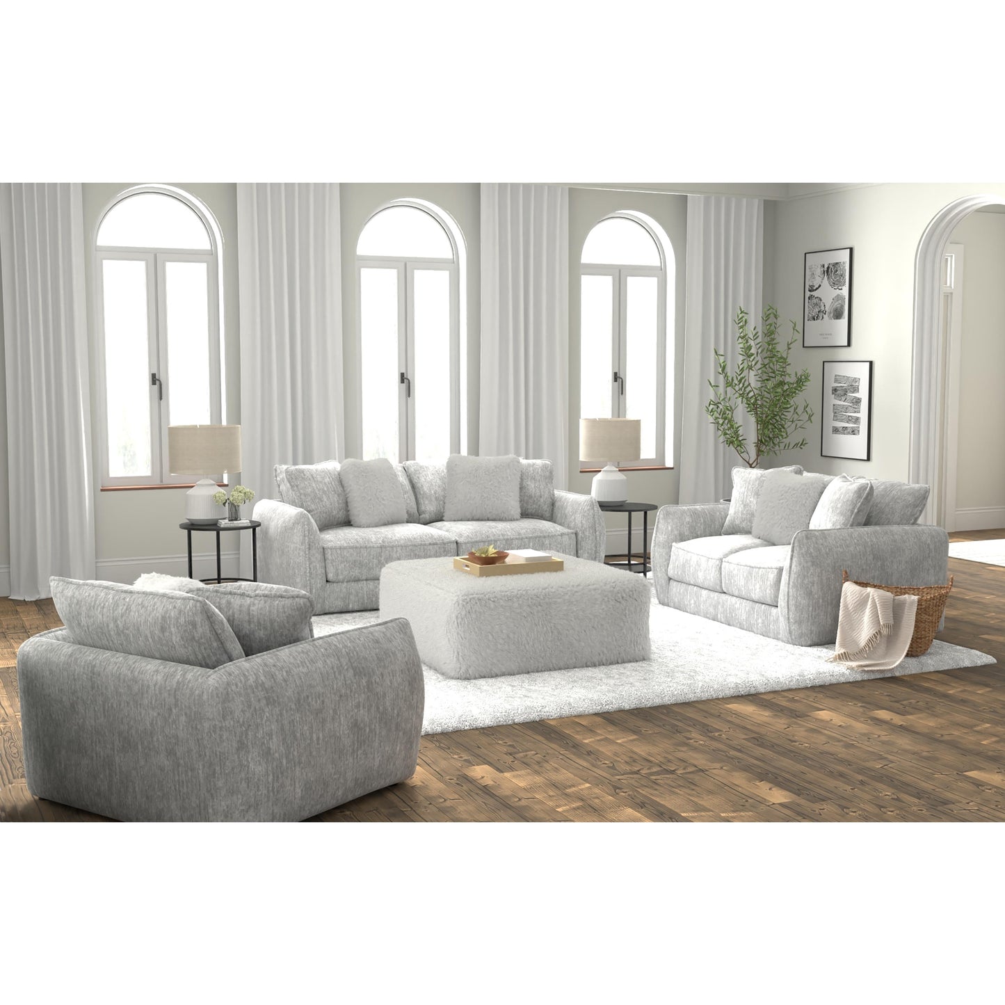Jackson Furniture Bankside 2206-03 Sofa - Oyster IMAGE 2