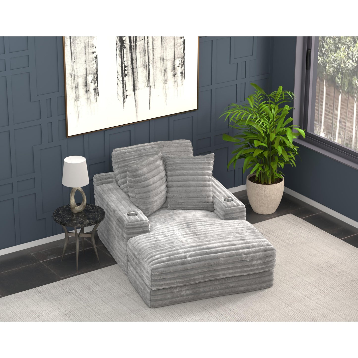 Jackson Furniture Comfrey 3045-09 Chaise - Moonstruck IMAGE 5