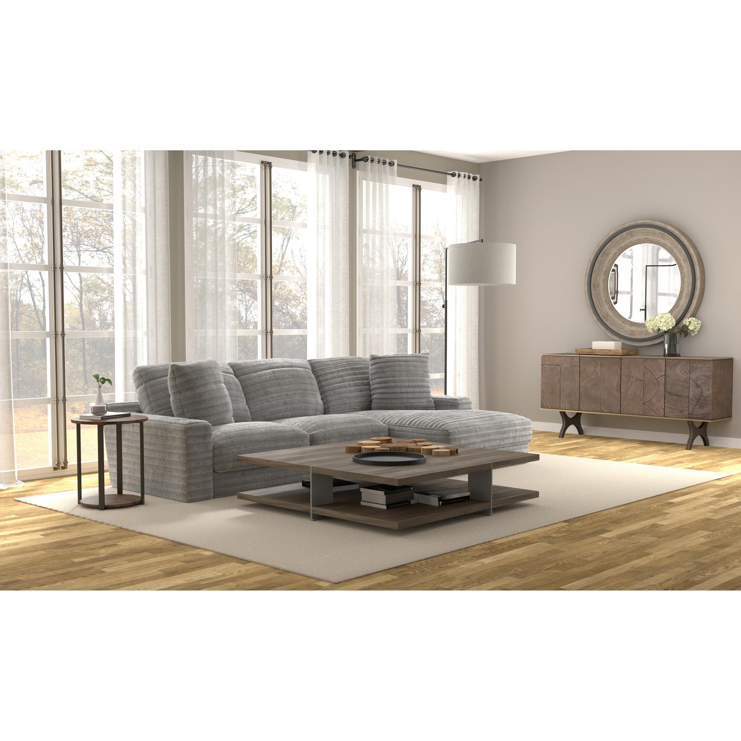 Jackson Furniture Comfrey 3045 2 pc Sectional - Moonstruck IMAGE 8