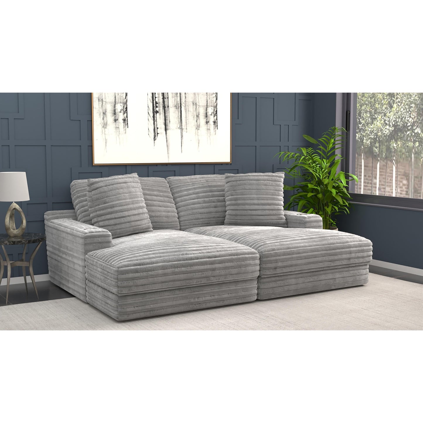 Jackson Furniture Comfrey 3045 2 pc Sectional - Moonstruck IMAGE 5
