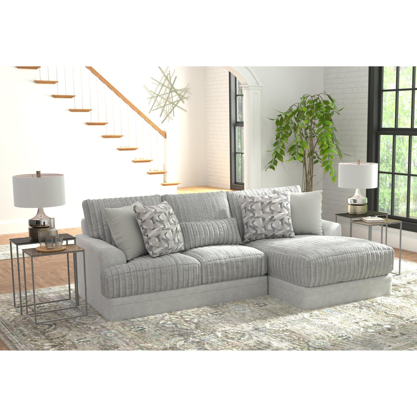 Jackson Furniture Titan 3480 2 pc Sectional - Moonstruck IMAGE 4
